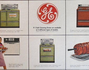 Vintage General Electric Werbung aus dem Life Magazine, Ausgabe vom 27.Januar 1967, Wandkunst, mcm, Midcentury, ikonisch, einrahmbare Kunst, Retro