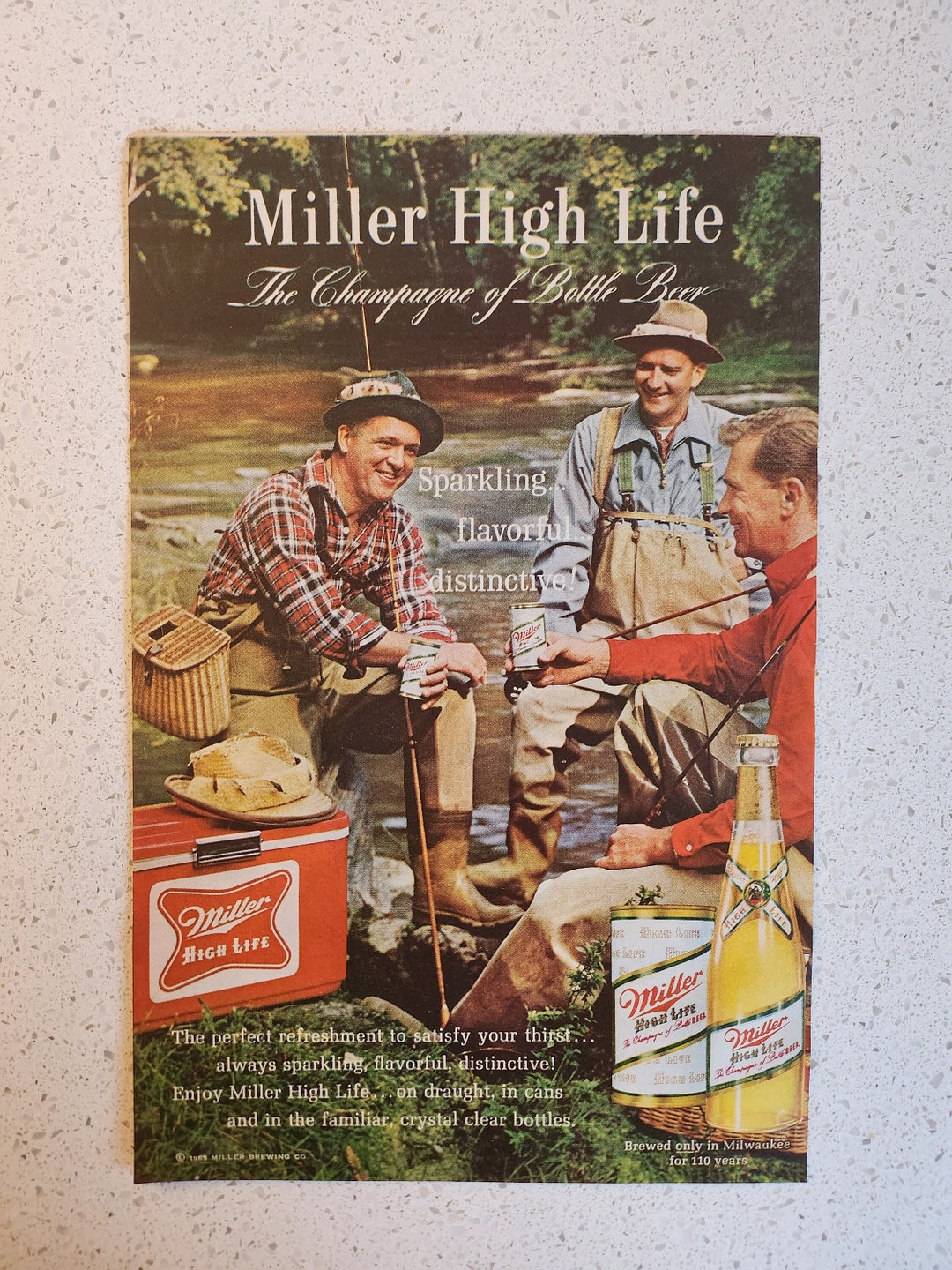 Vintage Miller Beer Advertising From Popular Mechanics Etsy