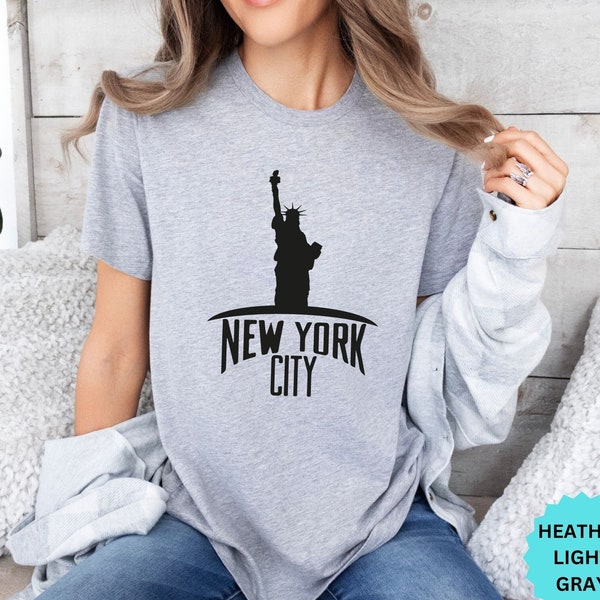 New York City Trip Shirt, New York Statue of Liberty shirt, New York Skyline sweatshirt, New York Minimalist Shirt, New York Vacation Hoodie