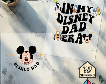 In My Disney Dad Era Dtf Transfer, Disney Best Dad Ever Bereit zum Pressen Design, Cool Dad Dtf, Vatertag Dtf, Disney Dad Sublimation