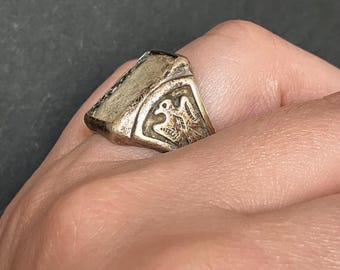 指輪・リング Vintage Fred Harvey Style Ring Old Fred Harvey style turquoise ring - Durango Silver Company