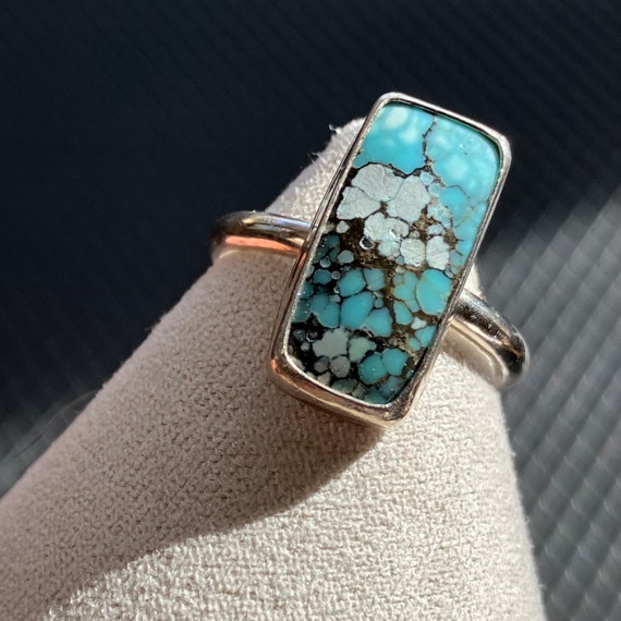 Blue Moon Turquoise Ring / Artisan Handcrafted/ H… - image 10