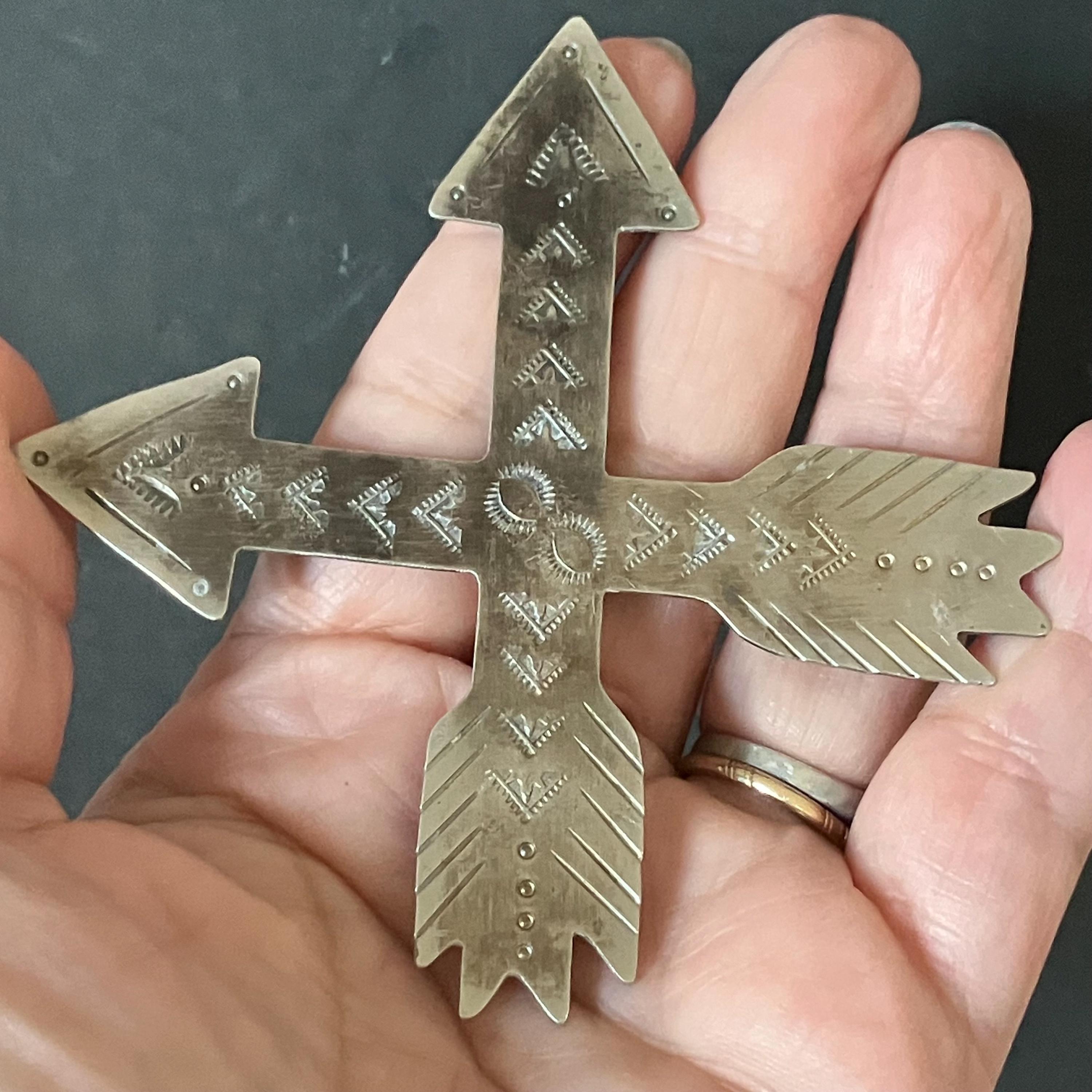 Vintage Stamp Work Pendant (Navajo) Navajo Stamp Work - Etsy