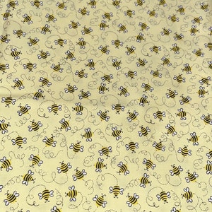 Busy Bees 100% Cotton Fabric