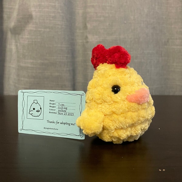 Crochet Chick Plush / Amigurumi