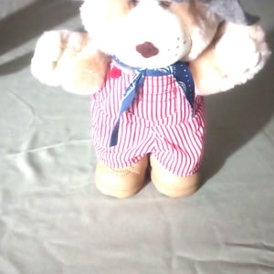 1986 Vintage Wendy's Exclusive Furskin Bear "Dudley"