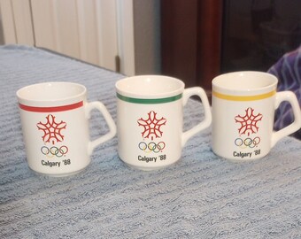 Maxwell House Coffee Olympic 1988 USA Team Cups