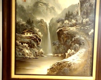 Rare Silk Chinese Painting