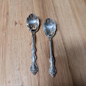 International Deepsilver Interlude Shell Sugar Spoon. approximately 6"  1971. Discontinued
