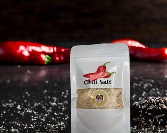 Gourmet Chili Salt, Artisanal Seasoning, Organic