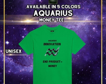 Camiseta unisex de peso pesado Aquarius Innovation