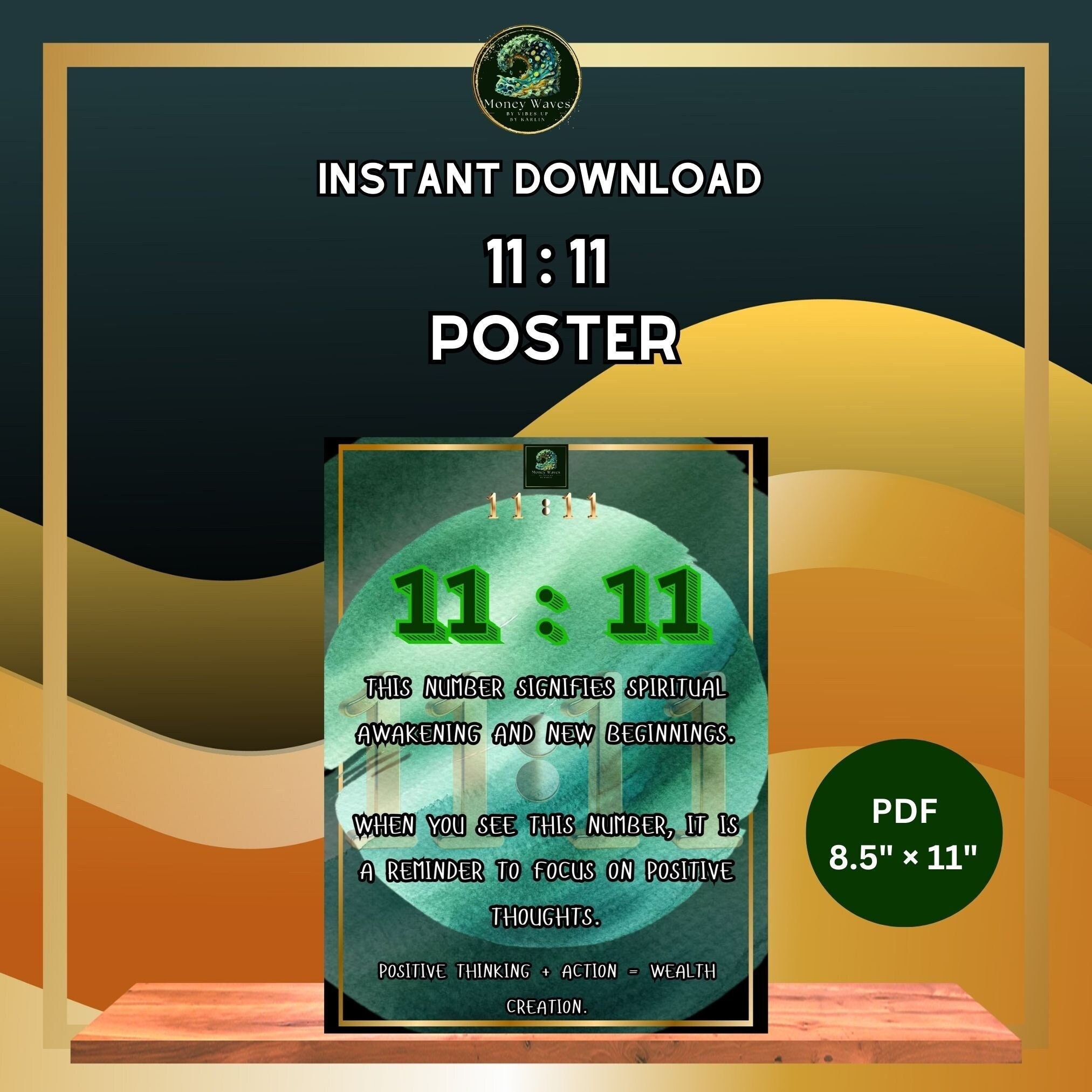 11:11 Poster - Etsy