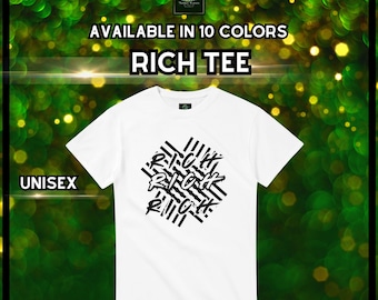 Money Manifestation Unisex T-shirt, Heavyweight Cotton Rich Tee