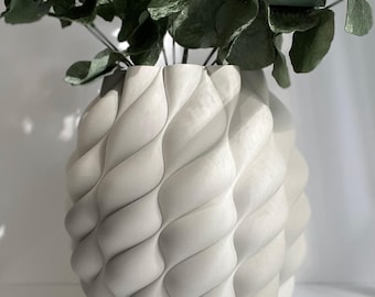 NODO: Off-White Vase | Modern & Minimalist for Dried Flowers | Housewarming Gift | Home Decor