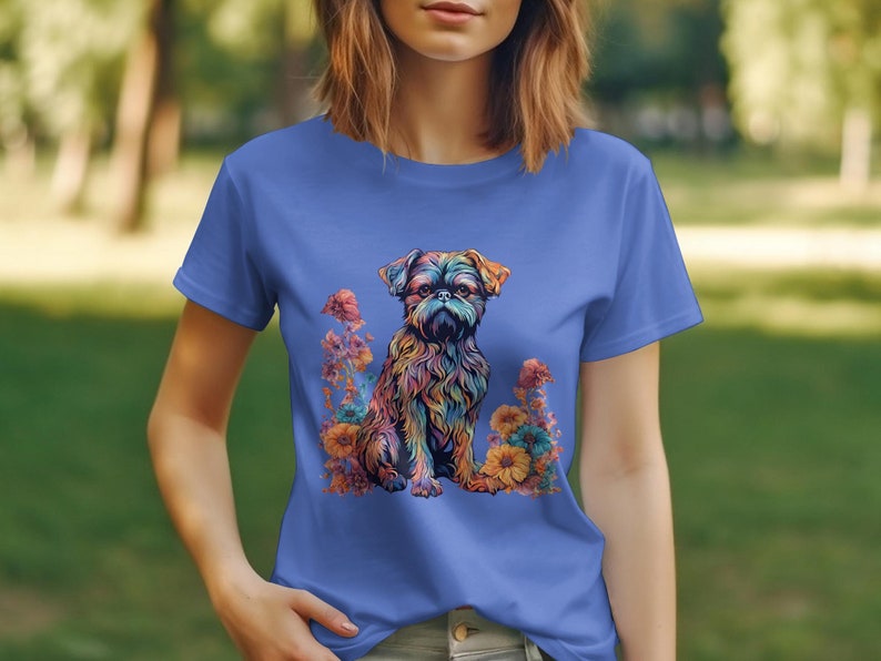 Brussels Griffon Griff Botanist Flower Sweatshirt
