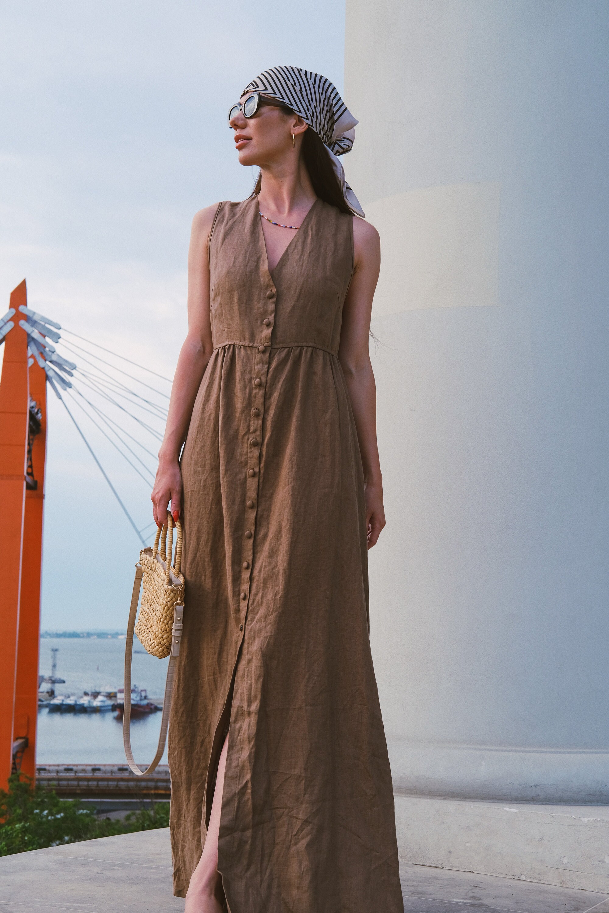Khaki beach clearance dress