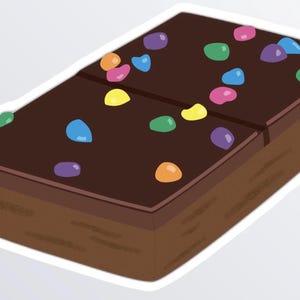 Cosmic Brownie Sticker