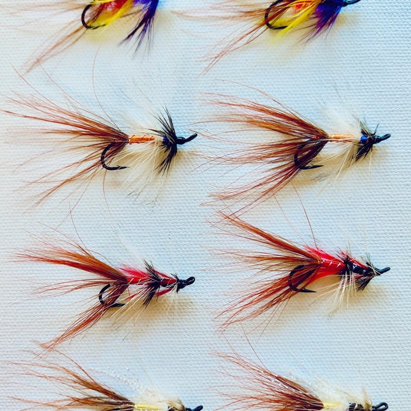 Set of 8 Irish salmon/steelhead shrimp flies