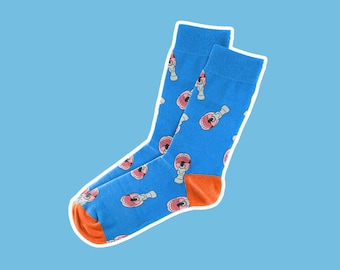 Premium 'Intubation' Socks: Comfortable & Colorful Footwear for Medical Professionals | Support Global Health Causes with Each Purchase!