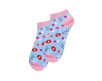 Nurse Ankle Socks – Medical Nurse Socks | Thoughtful Gift for Nurses, Nursing Students and Healthcare Workers