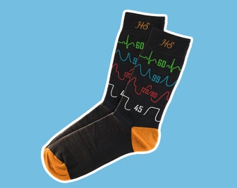 Hemodynamische stabiliteitssokken Gezonde sokken voor gezondheidszorgprofessionals Ideaal voor medische, anesthesie- en chirurgische instellingen Geweldig cadeau-idee