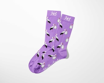 Stork Crew Socks – Maternity and Neonatal Care Socks | Thoughtful Gift for Midwives, OB Nurses and Expecting Moms