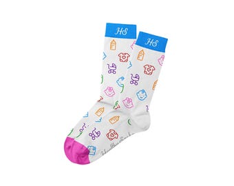 Neonatal Crew Socks – NICU Nurse and Pediatric Care Socks | Thoughtful Gift for Neonatal Nurses and Healthcare Workers