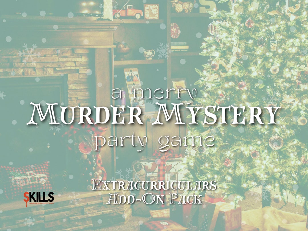 A Merry Murder Mystery A Christmas Holiday Themed Murder Mystery