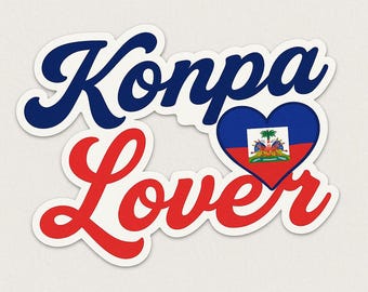 Konpa amante adesivo PNG download digital