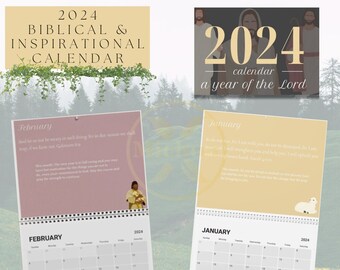 2024 Inspirational Biblical Calendar
