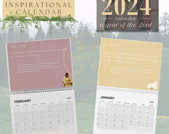 2024 Inspirational Biblical Calendar