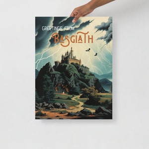 Greetings from Basgiath - Fourth Wing Poster - Rebecca Yarros - Violet Sorrengail - Xaden Riorson