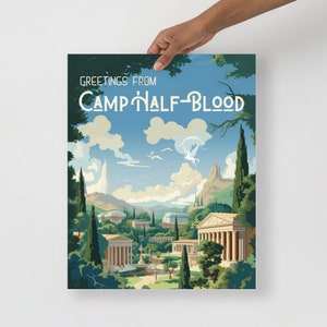 Greetings from Camp Half-Blood Poster - Percy Jackson