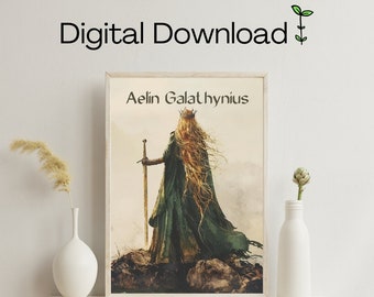 Aelin Galathynius - Throne of Glass Silhouette Digital Download- Sarah J Maas - SJM - Maasverse - Celaena Sardothein - Terrasen