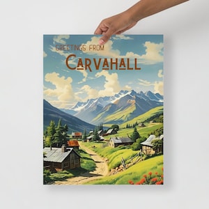 Greetings from Carvahall - Eragon Fantasy Decor - Alagaesia - Christopher Paolini