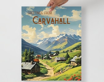 Greetings from Carvahall - Eragon Fantasy Decor - Alagaesia - Christopher Paolini