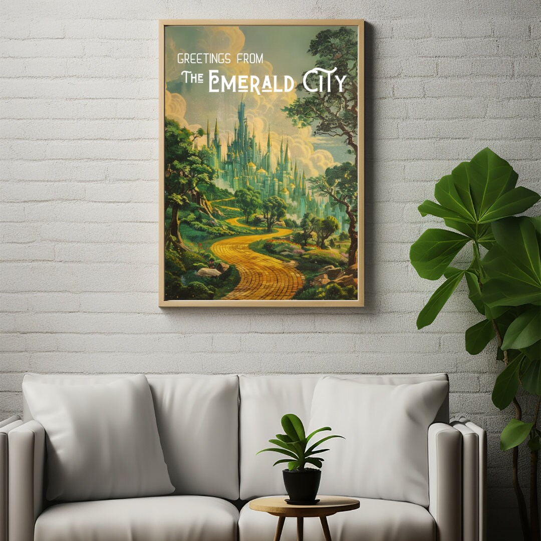 Ceaco Thomas Kinkade Puzzle 'Der Zauberer Von Oz – Dorothy Entdeckt Smaragdstadt' – 750 Teile Mit Glitzer
