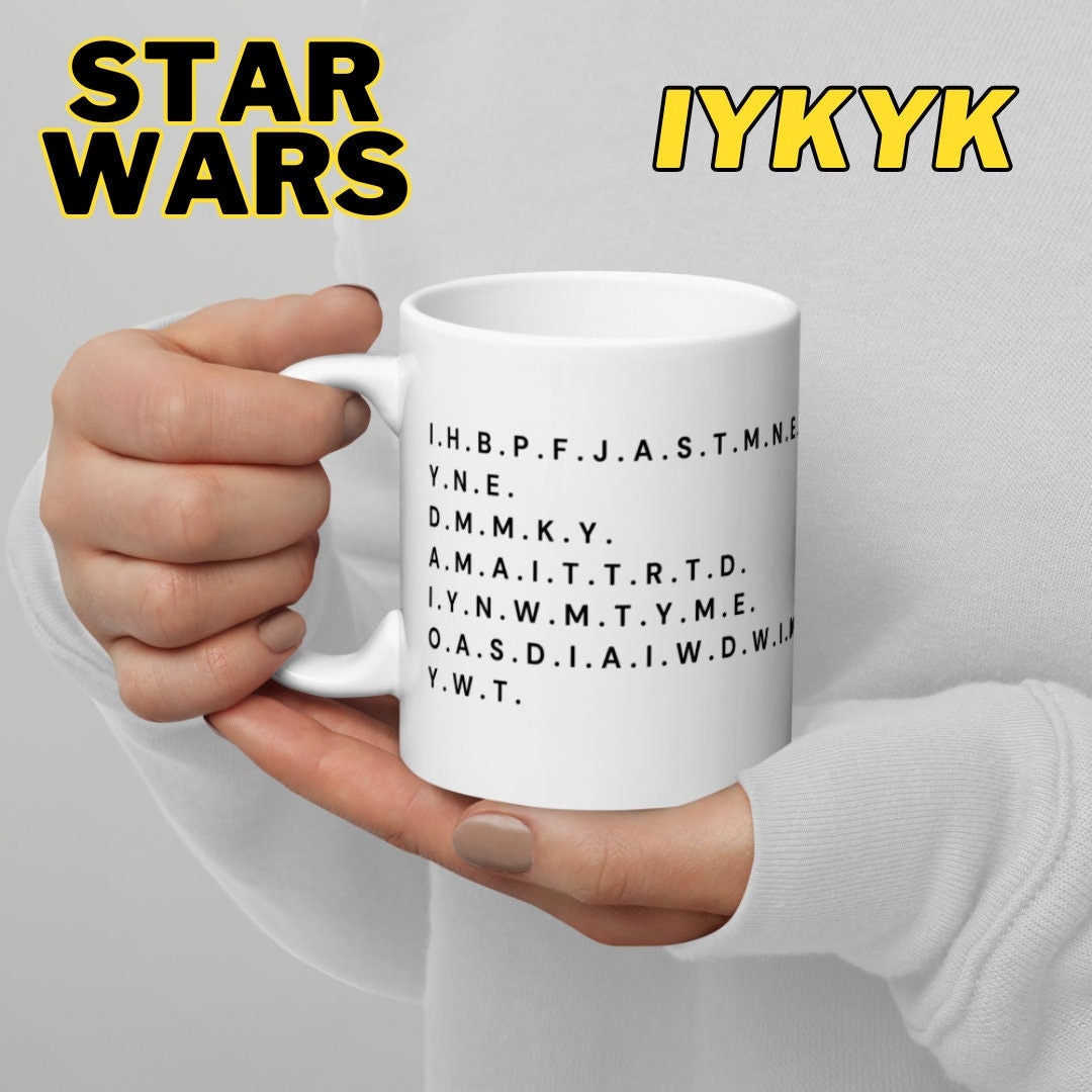 I Have Brought Peace, Freedom Justice and Security Star Wars White Glossy Mug If You Know You