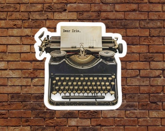 Dear Iris - Cut-out Sticker - Divine Rivals - Ruthless Vows - Rebecca Ross - War Correspondent - Iris Winnow - Roman Kitt