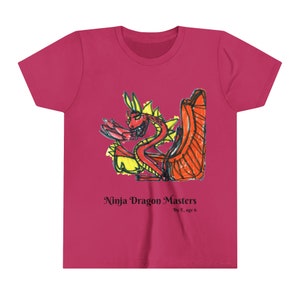 Kids Fire Dragon Short Sleeve Tee