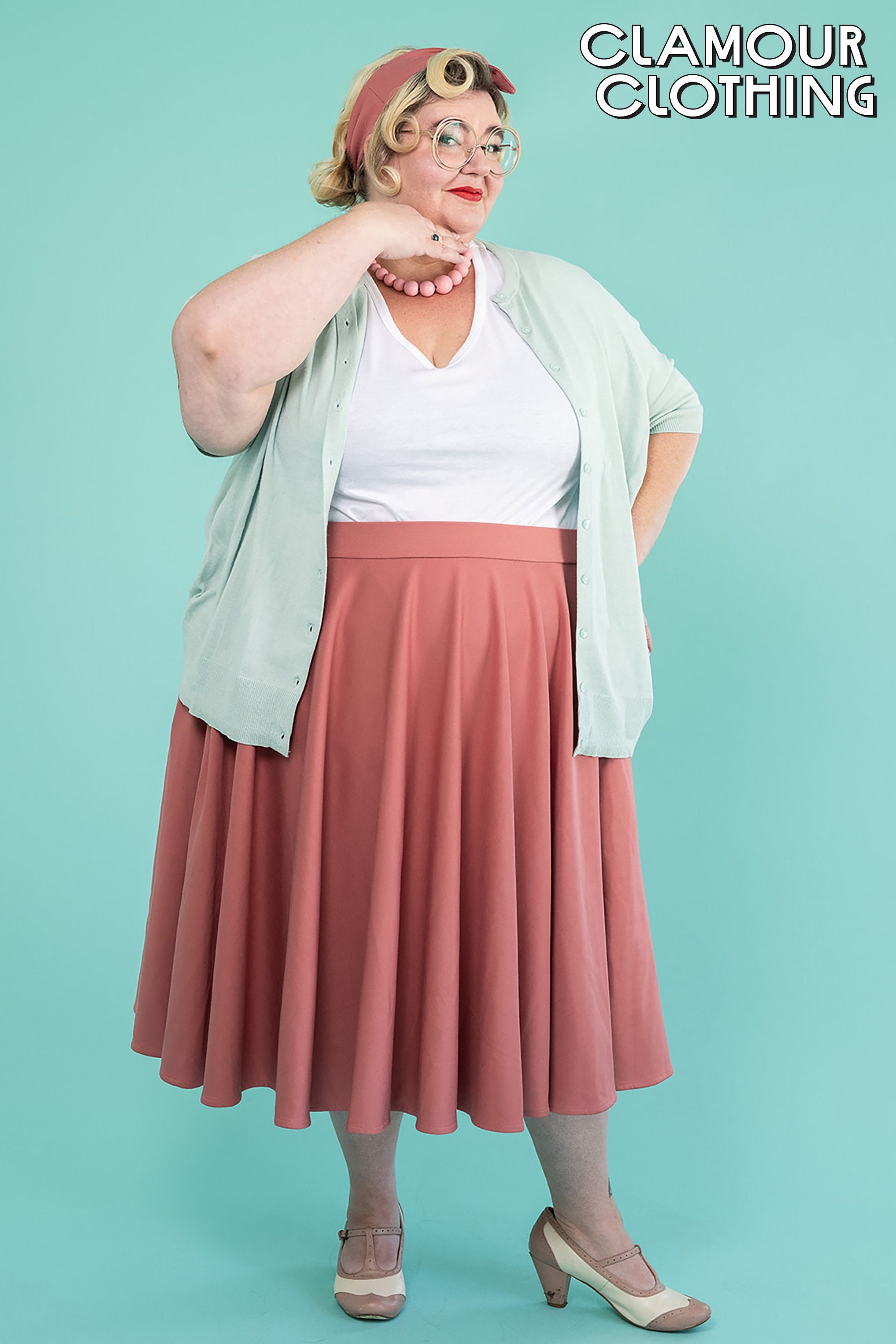 Plus size shop 50s skirt
