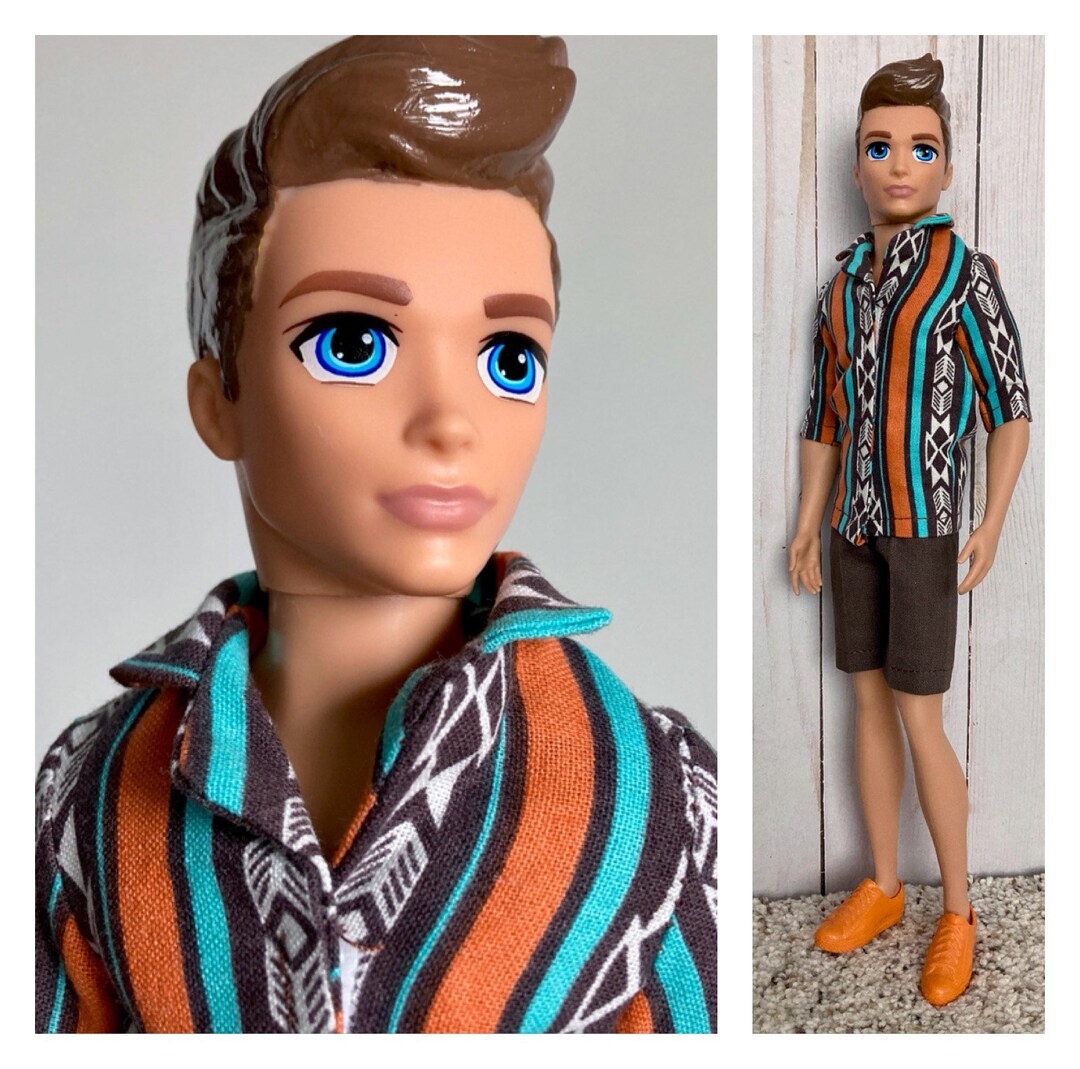 OOAK 12 Inch Male Doll Male Fashion Doll Handmade Clothes Etsy