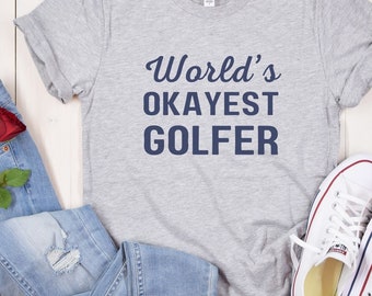 Funny Golf T-Shirt, Golfing Tee, Golfer Shirt, Bella + Canvas Unisex Jersey Short Sleeve Tee