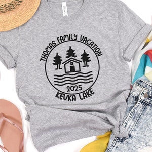 Custom Family Vacation T-Shirts, Family Reunion Shirts, Bachelorette Tees, Camping Trip, Lake T-Shirt, Matching Family Shirts