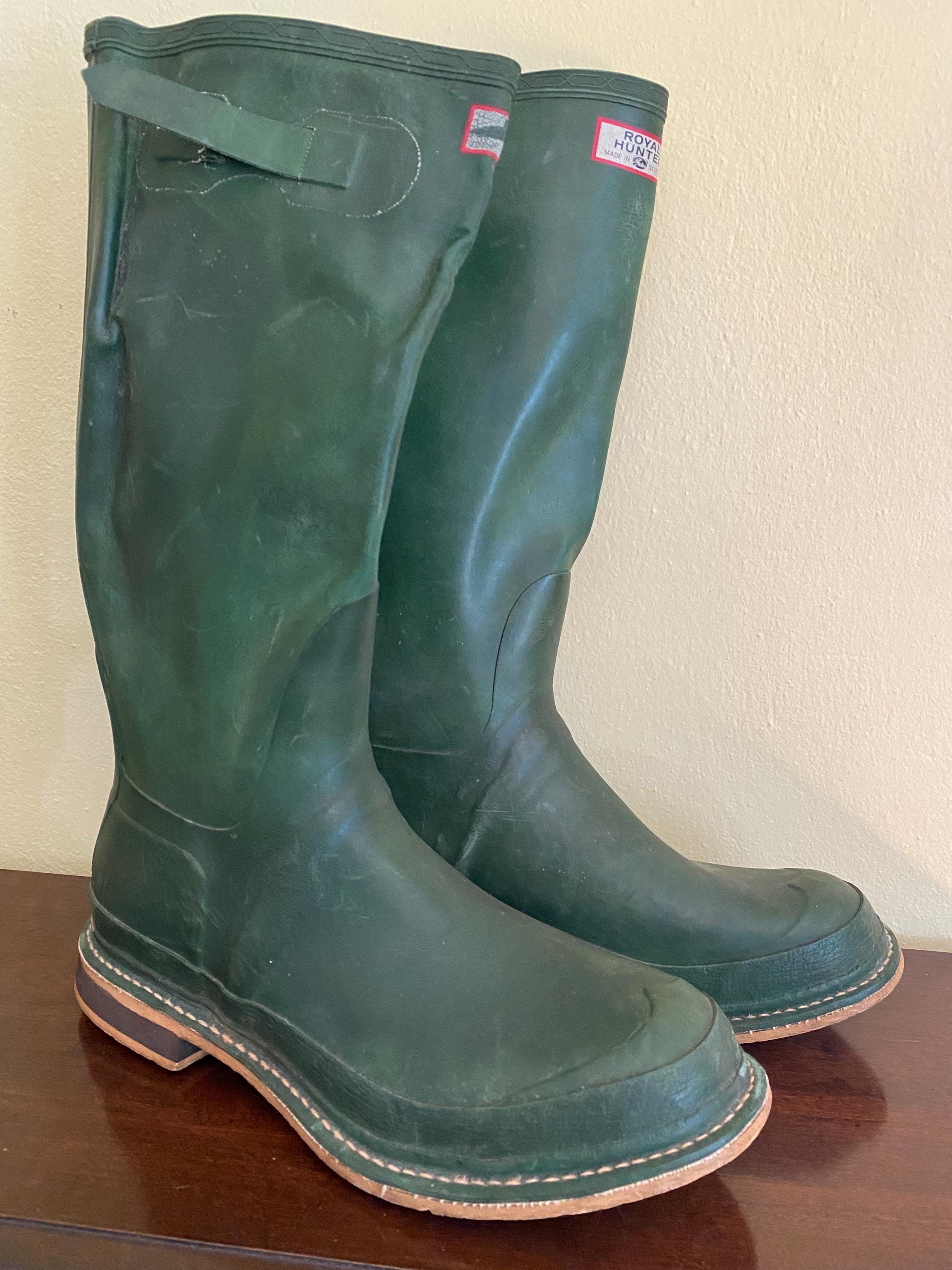 Vintage Wellington Boots - Etsy