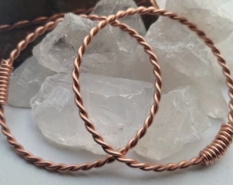 Tensor Ring Mens  Bracelets x 2 Half Sacred Cubit Pure Copper