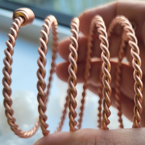 333 MHZ Cubit Ladies Copper Tensor Wire Bracelet Bangle Energy Hormonizing Properties