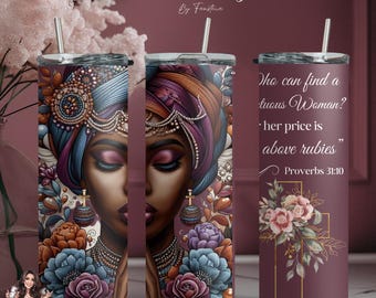 Christian Tumbler wrap 20 oz Skinny Tumbler Sublimation Design, Straight & Tapered Wrap, Tumbler Wrap, Tumbler Png, Instant Download