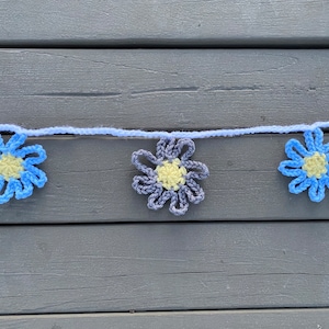 Crochet Flower Garland