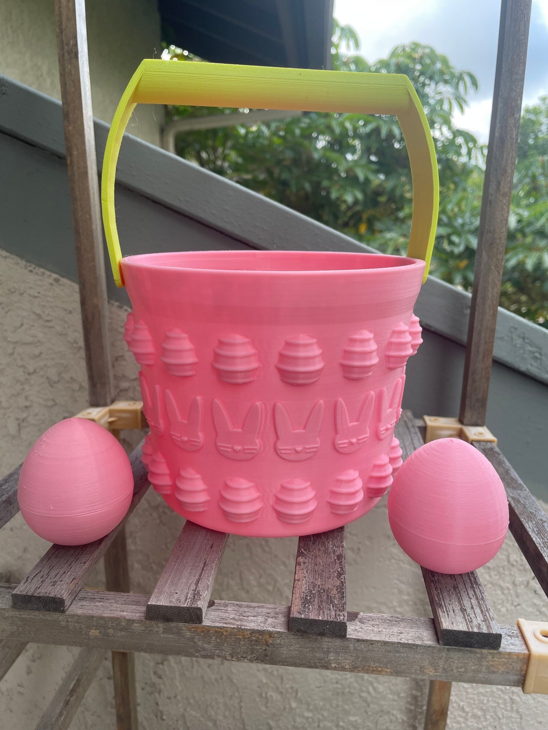 Easter Basket STL Files - FDM and Resin Files for Basket, Handle, and ...